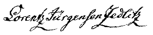 Lorentz Jürgensen Zedlitz